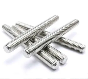 Giá tốt din976 thép carbon Stud Bolt 4.8 8.8 10.9 12.9 vv. Chất lượng cao đầy đủ ren Rod