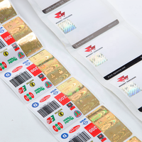 Étiquettes holographiques en vinyle, feuille d'autocollants de Logo, pour voitures, prix d'usine, personnalisés