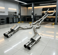 Système d'échappement Catback à soupapes en acier inoxydable, kit de tuyaux de silencieux haute performance pour BMW M5 F10 M6 F06 F12 F13 S63 4.4T 2011-2017