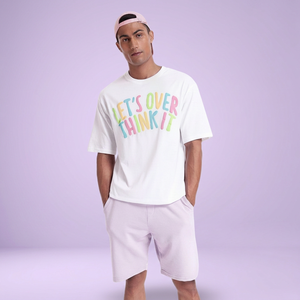 เสื้อยืดสีขาวลำลองสไตล์สตรีทแฟชั่นสำหรับผู้ชาย พิมพ์ลายนูน 3 มิติ  รับสกรีนโลโก้  ผ้าเจอร์ซีย์  เป็นมิตรต่อสิ่งแวดล้อม ระบายอากาศได้ดี น้ำหนักเบา - Product Image 2