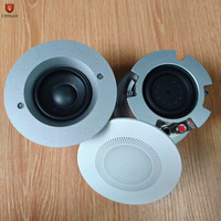 Haut-parleur rond passif avec radiateur de basses PA étanche dans le haut-parleur de douche de plafond 4 Ohms 10-30W corps en métal