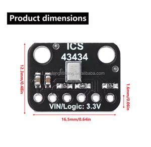Módulo de Micrófono MEMS I2S ICS-43434 con Filtro Mini de Paso Bajo - Product Image 4