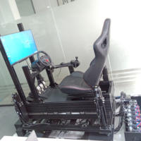 Plataforma de Movimiento de Aluminio para Simulación de Carreras OEM/ODM 4DOF +TL+Surge Solution, Asiento de Juego para Uso Doméstico