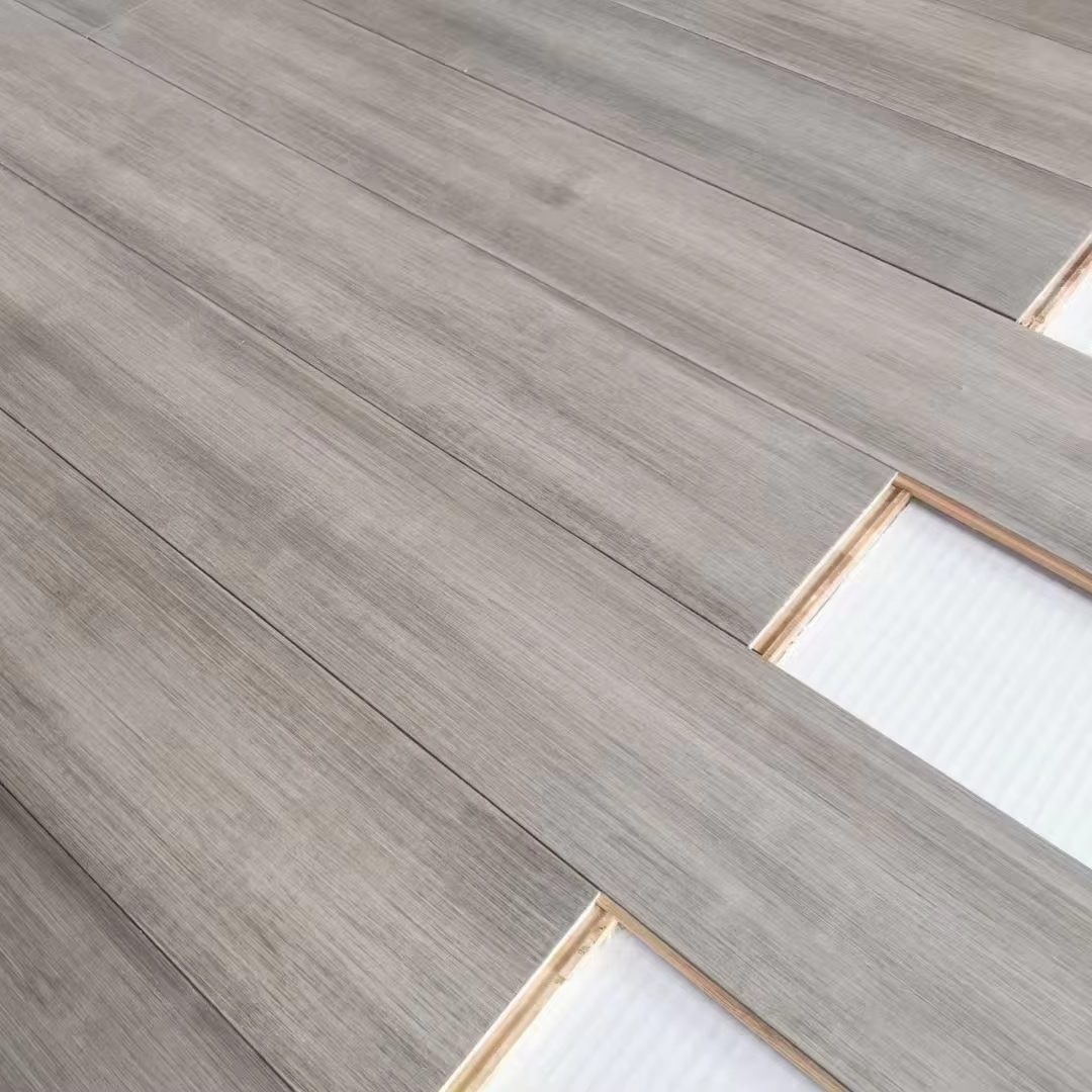 Simple Horizontal Bamboo Flooring Original Ecology Moisture-Proof Transparent and Spacious Bamboo Flooring