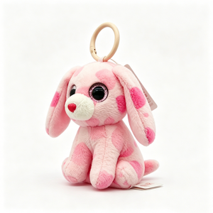 Custom <b>Mini</b> Bear Cartoon Plush Stuffed Animal Keyring Embroidered Bear Plush <b>Backpack</b> Charm Stress Relief Bear Plush Bag Pendant - Product Image 3