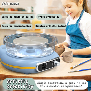 Máquina <span class=keywords><strong>de</strong></span> Cerámica Eléctrica <span class=keywords><strong>de</strong></span> Simulación para Niños, Juguete <span class=keywords><strong>de</strong></span> Arcilla para Dibujar y Hacer Manualidades - Product Image 3