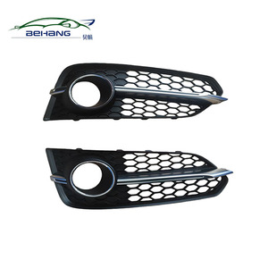 Grille de pare-chocs avant inférieure chromée pour Audi S8 2016, cadre de feux antibrouillard OEM 4H0807679AF 4H0807680AF - Product Image 1