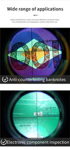 Hoge Kwaliteit Custom Vergrootglas Licht Zak Vergrootglas Juweliers Lens Oog Loep Met Led En Uv Licht - Product Image 4