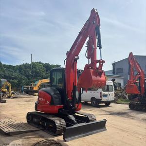 Excavadora Kubota KX163-5 Usada Original de Japón, 6 Toneladas, Cola Corta, Miniexcavadora, en Stock, Lista para Enviar, en Buen Estado de Funcionamiento - Product Image 1