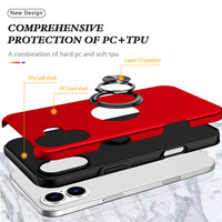 Casing Ponsel Mewah dengan Cincin Magnetik untuk Iphone 17 Pro Max, Penutup dengan Cincin Magnetik Tak Terlihat untuk Samsung S26FE