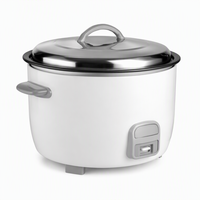 Cuiseur à riz commercial à tambour, gamme 3,6L-10L, 5 tailles, cuiseur électrique industriel 1250W-2900W pour restaurant, cantine, hôtel