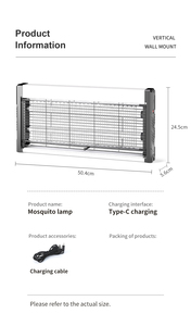 Weidasi 3600V <span class=keywords><strong>Bug</strong></span> <span class=keywords><strong>Zapper</strong></span> Ngoài Trời & Trong Nhà Muỗi <span class=keywords><strong>Zapper</strong></span> Không Thấm Nước Fly Trap Xách Tay Điện Muỗi Killer Cho Nhà - Product Image 6
