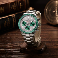 Montre pour homme PAGANI DESIGN 1644, montre de luxe étanche pour homme avec chronographe, date, aiguilles lumineuses, montre-bracelet à quartz