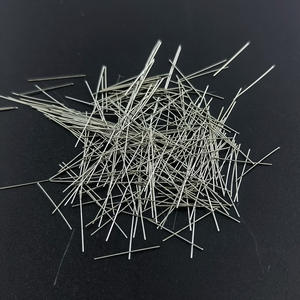 مواد البناء المعدنية من ألياف الفولاذ المقاوم للصدأ المفروم الخرسانية ، ألياف فولاذية مقاومة للتآكل مسبقة الصنع - Product Image 1