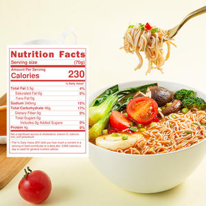 Pacchetto OEM 70g <span class=keywords><strong>di</strong></span> tazza <span class=keywords><strong>di</strong></span> <span class=keywords><strong>spaghetti</strong></span> istantanei sani al sapore <span class=keywords><strong>di</strong></span> pomodoro Halal Ramen - Product Image 6