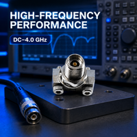 Connecteurs RF compatibles VNA, connecteur micro-ondes femelle 2,92 mm K, 50 ohms, contact plaqué or pour appareil de précision