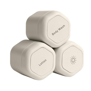 Distributeur de pilules magnétique portable 3 pièces en PP, organisateur de voyage empilable pour crème visage et médicaments - Product Image 2