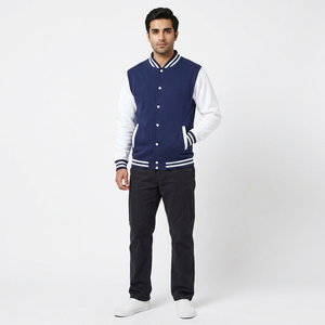 Nueva Chaqueta Varsity para Hombre Hecha 100% con Lana en Diferentes Tallas, Diseño de Logotipo Personalizado, Chaqueta Varsity para Hombre en Color Sólido - Product Image 1