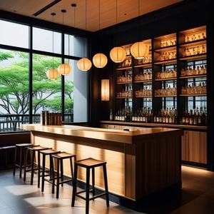 Mostrador de Recepción Personalizado de Fábrica, Estilo Retro, para <span class=keywords><strong>Taberna</strong></span>, Restaurante, Cafetería, Pastelería, <span class=keywords><strong>Sushi</strong></span> Bar - Product Image 4