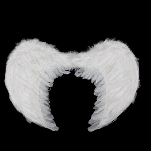 MW-0192 Partito Peluche carnevale piuma bianca <span class=keywords><strong>ali</strong></span> <span class=keywords><strong>di</strong></span> angelo - Product Image 1