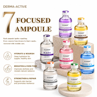 Sérum Ampoule Concentré N 7 PDRN GHK-Cu Acide Azélaïque pour la Réparation Cutanée, l'Éclaircissement, l'Anti-Âge et une Peau Éclatante, à utiliser avec un pistolet pulvérisateur