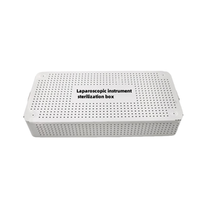 Scatola di sterilizzazione medica in alluminio a doppio strato strumenti chirurgici manuali 550x250x100mm FY marca CE certificata classe I ospedale - Product Image 2