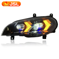Pour BMW X5 E70, lentille de projecteur de phare LED, 2007-2013, X5M, DRL, animation des clignotants, pièces de voiture, phares de voiture