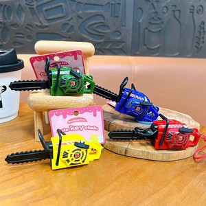 Llavero de <span class=keywords><strong>motosierra</strong></span> de cuerda, juguete novedoso para la mochila, divertido llavero antiestrés para adolescentes y estudiantes - Product Image 3
