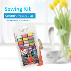 Kit de Costura de 24 Colores, Juego de 40 Agujas e Hilos <span class=keywords><strong>en</strong></span> Blister con Tijeras para Costura a Mano y Reparaciones del Hogar - Product Image 3