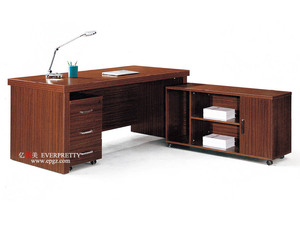 Mesa de oficina en forma de L para escuela de oficina de madera color marrón alta calidad gran oferta nuevo diseño moderno - Product Image 3