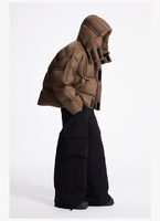 Blouson d'hiver pour homme de haute qualité, style universitaire, tendance, épais, couleur unie, motif canard moelleux, manteau chaud matelassé avec fonction chauffante
