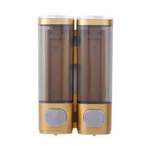 Distributeur de savon manuel mural de 300 ml, double tête, distributeur de savon liquide, distributeur de shampoing, <span class=keywords><strong>porte</strong></span>-<span class=keywords><strong>gel</strong></span> <span class=keywords><strong>douche</strong></span> pour salle de bain - Product Image 3