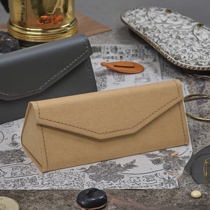ECO-Friendly Natural Kraft Paper <b>Sunglasses</b> <b>Case</b> Foldable Triangle <b>Sunglasses</b> <b>Case</b> Custom Eyeglass Holder <b>Sunglass</b> Eyewear <b>Case</b> - Product Image 3