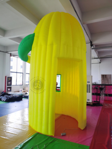 Cabina de <span class=keywords><strong>Bar</strong></span> hinchable de alta calidad, soporte de <span class=keywords><strong>Bar</strong></span> con Logo de banderola, tienda de jugo de limón, precio de fábrica - Product Image 4