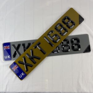 Placas de matrícula <span class=keywords><strong>retro</strong></span> 4D de 5mm-Placas de matrícula de tipo biselado - Product Image 6