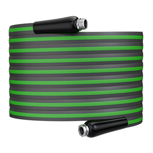 สายฉีดน้ำแรงดันสูงในสวนขยายไม่ได้พร้อมฝาปิดผ้า100FT ท่อน้ำแบนยืดหยุ่นน้ำหนักเบา - Product Image 4