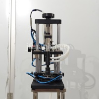 Machine de remplissage manuelle pneumatique à tête unique pour sauce soja et eau pure, facile à utiliser, petite machine de remplissage pneumatique pour bouteilles de parfum