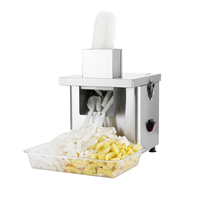 Automatische aardappel- en fruitsnijder van roestvrij staal, 'Wolf Tooth' bananen- en appelsnijder, groentesnijmachine