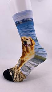 Calcetines unisex divertidos para perro, <span class=keywords><strong>gato</strong></span>, animal, cachorro, regalo, cara, foto impresa, tu propio logotipo de texto, regalo novedoso, imagen Funky, Calcetines Locos para amantes - Product Image 6