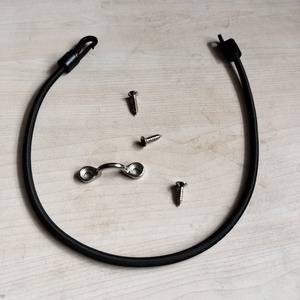 304 Stainless Steel Boat <b>Hook</b> <b>Clips</b> With Elastic Rope And Screws For Kayak Canoe Universal Use - Product Image 2