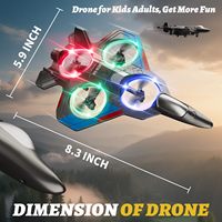 Avion télécommandé EPT, modèle de chasseur pour enfants, planeur jouet, avions télécommandés