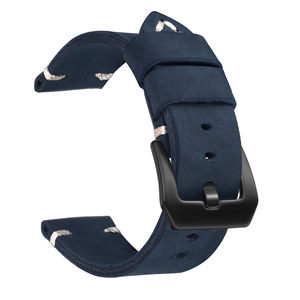 Tali Jam Tangan Kulit Crazy Horse Premium Vintage, Tali Kulit Asli Berkualitas Tinggi Buatan Tangan, Sabuk Pengganti Tebal dan Kokoh untuk Pria - Product Image 4