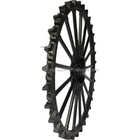 Jante en acier au carbone massif 1800*120mm avec pneus en caoutchouc pour pulvérisateur à flèche de tracteur et repiqueuse de riz agricole