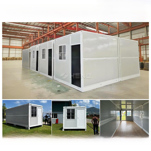 Cammi House Casa Contenedor Modular Plegable Económico de 20 pies, Casa Móvil Pequeña para Campamento de Refugiados Temporal, Dormitorio, Tienda - Product Image 3