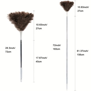 Plumero <span class=keywords><strong>de</strong></span> mango largo Plumero <span class=keywords><strong>de</strong></span> plumas extensible utilizado para la limpieza del hogar Techos Ventiladores <span class=keywords><strong>de</strong></span> muebles - Product Image 6