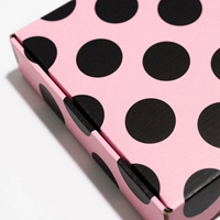 Nouveau design de boîte postale cosmétique de luxe en carton ondulé éco-recyclé carton rigide Kraft E flûte boîte d'emballage en papier d'expédition