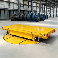 Chariot de transfert automatique intelligent à guidage sur rail (RGV) pour la manutention de palettes en usine et atelier