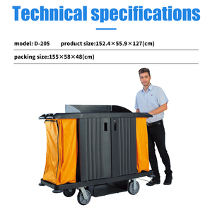 Chariot <span class=keywords><strong>de</strong></span> concierge commercial <span class=keywords><strong>pour</strong></span> l'entretien ménager domestique compétitif chariot <span class=keywords><strong>de</strong></span> nettoyage chariot <span class=keywords><strong>de</strong></span> service en chambre à bas <span class=keywords><strong>prix</strong></span> - Product Image 6