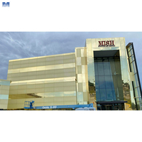 Decoración Exterior de Edificios Personalizada, Resistente al Viento, Anticorrosión, Protección de Privacidad, Muro Cortina de Aluminio con Grabado Láser 3D