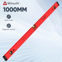 Règle de niveau en aluminium de niveau à bulle de mesure de Mitsushi, niveau à bulle en aluminium promotionnel